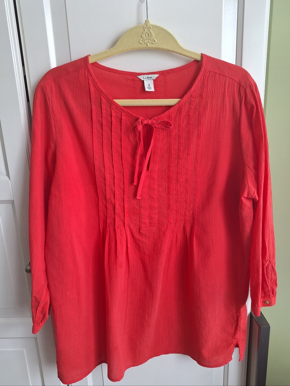 L.L. Bean Cotton Gauze Blouse - Picture 4 of 4